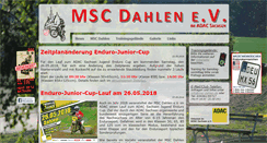 Desktop Screenshot of msc-dahlen.de