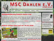 Tablet Screenshot of msc-dahlen.de